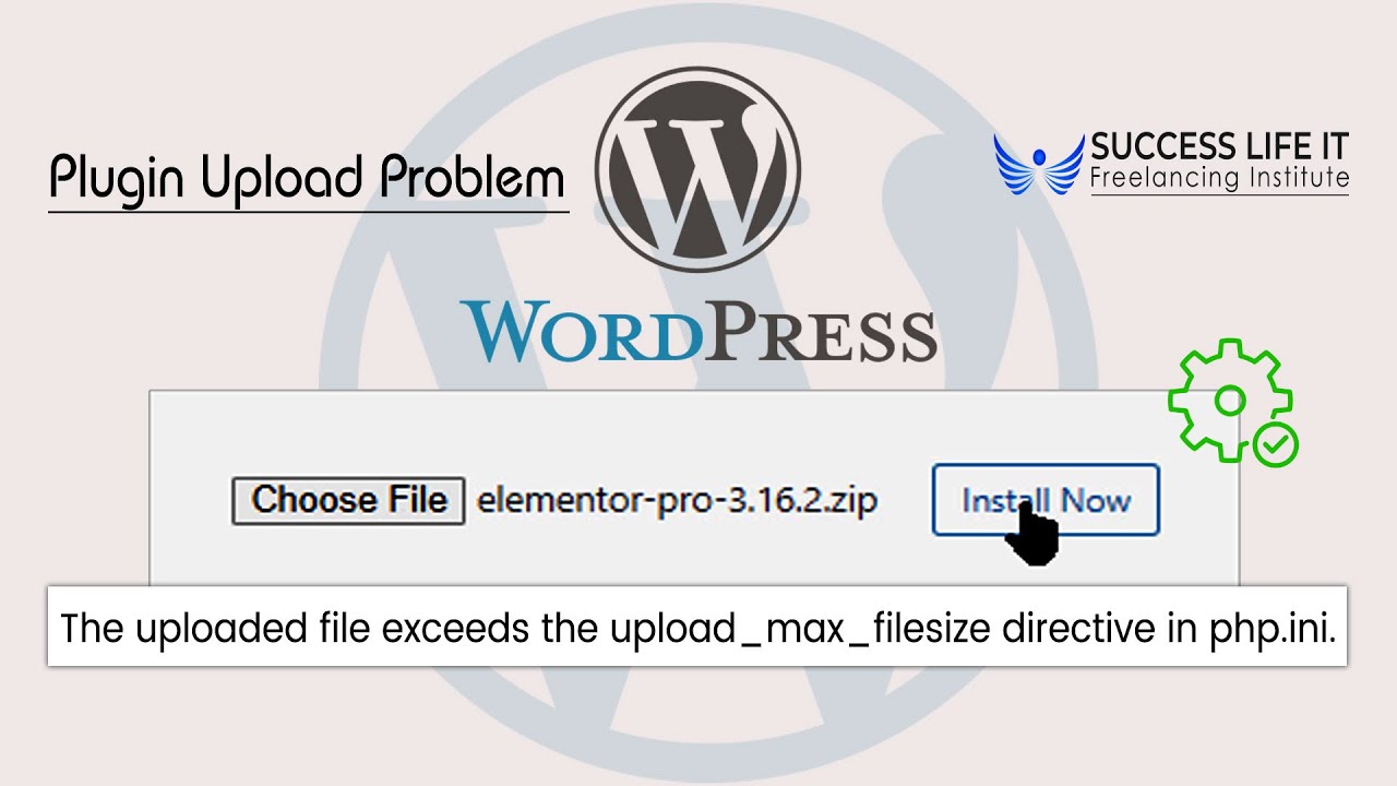 How to fix file Upload_Max_Filesize Directive in php.ini.